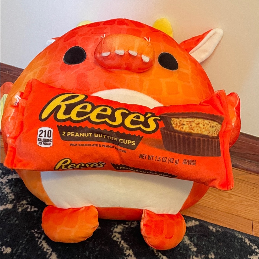 Reese's SNACKLE Dragon Plush Toy Like New FELIX - Picture 3 of 9